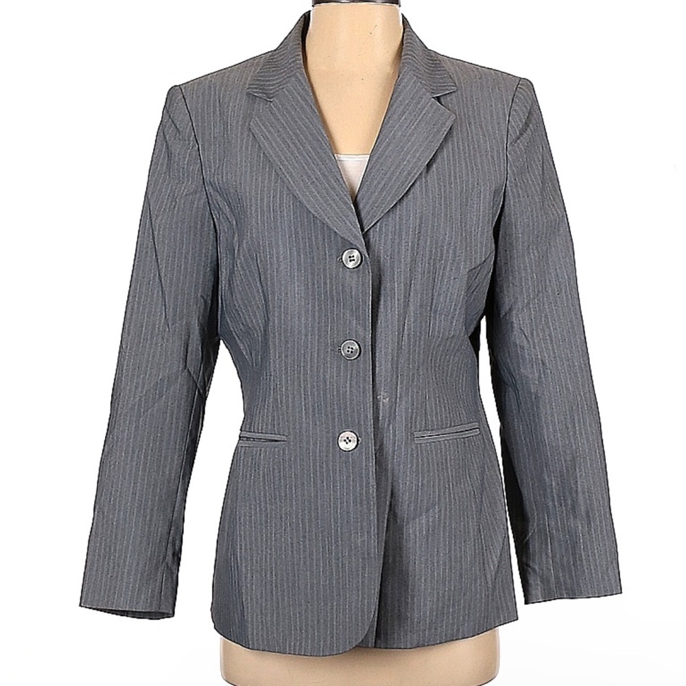 Kesper grey striped blazer